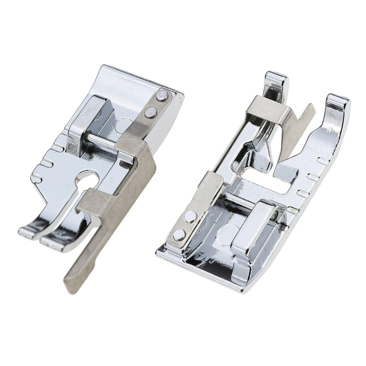 Pack of Stitch in Ditch Foot and 1/4''(Quarter Inch) Quilting Patchwork Sewing Machine Presser Foot with Edge Guide for All Low Shank Snap-On Singer, Brother, Babylock, Euro-Pro, Janome